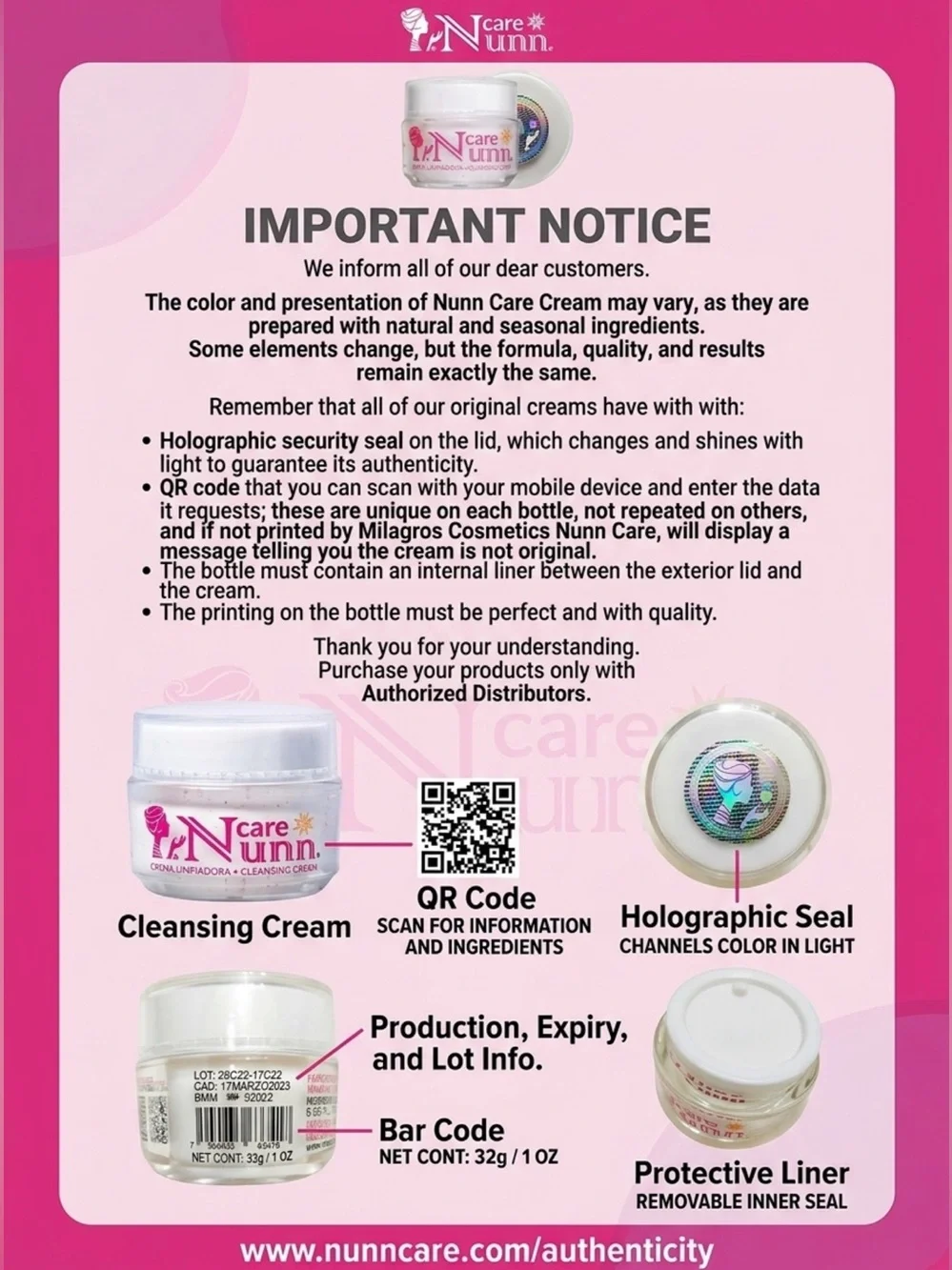 Nunn Care Crema Limpiadora